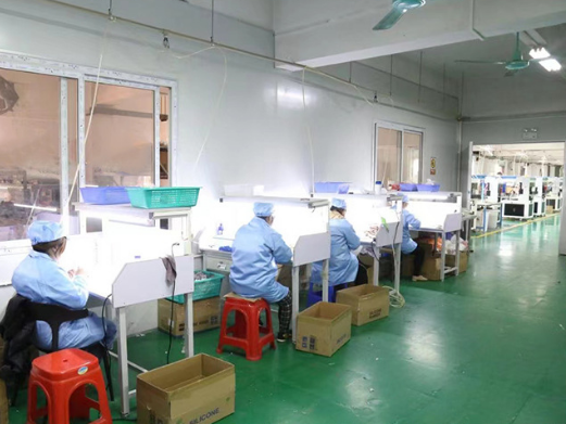 Quality inspection workshop for silicone pet products