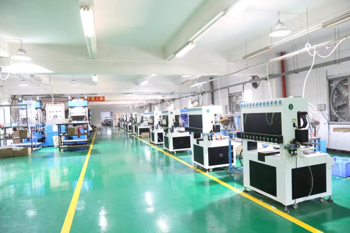 Silicone molding workshop production line in the LZY factory